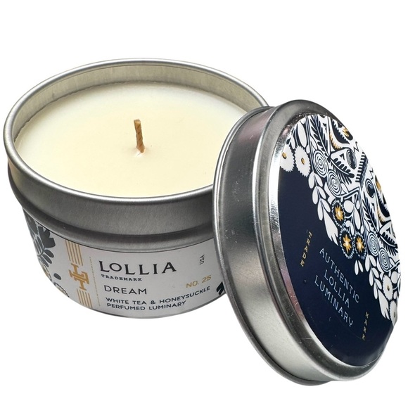 NEW Lollia Dream Perfumed Travel Candle White Tea and Honeysuckle, Margot Elena - Picture 3 of 9